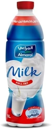 المراعي حليب كامل الدسم 1لتر *بلاستيك